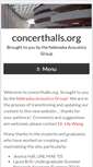 Mobile Screenshot of concerthalls.org